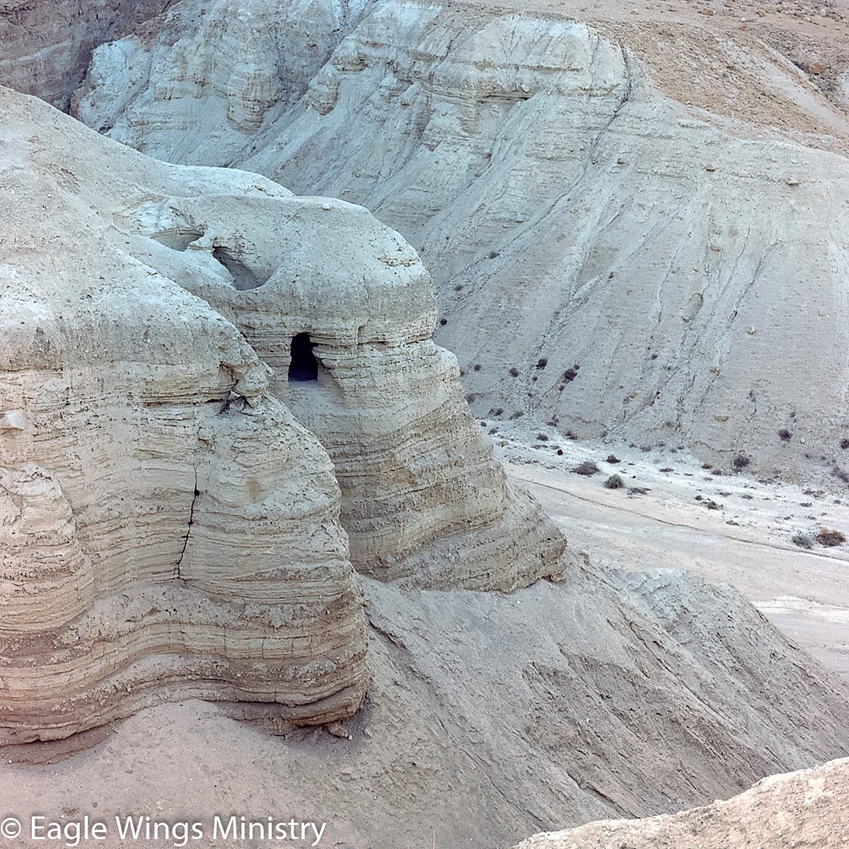 Cave where the Dead Sea Scrolls were Found - Qumran