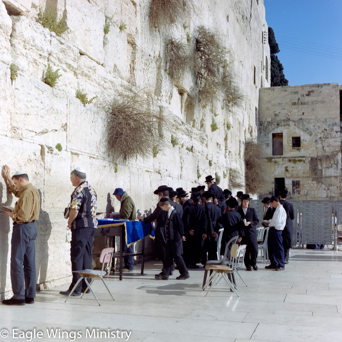 Prayer at the Western Wall - Jerusalem